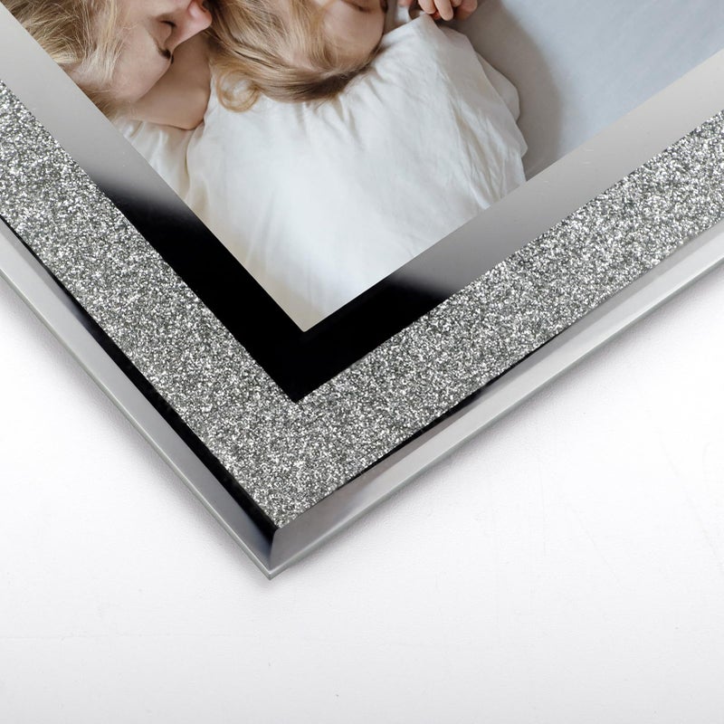 HORLIMER 12 Pack 4x6 Picture Frame  Sparkle Glass Photo Frames 4 by 6 for Tabletop  Horizontally or Vertically - Image 3